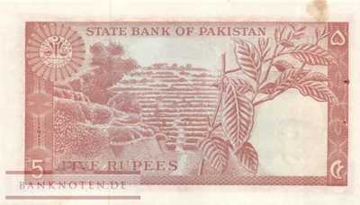 Pakistan - 5  Rupees (#020a_XF)