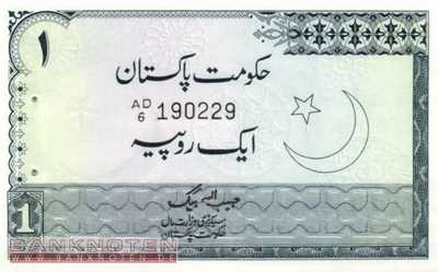 Pakistan - 1  Rupee (#024A-U3_UNC)
