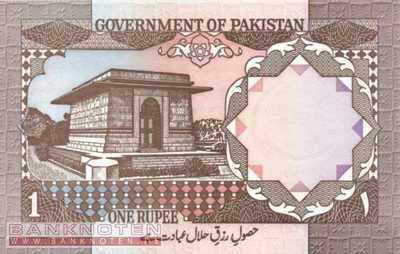 Pakistan - 1  Rupee (#027b_UNC)