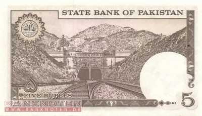 Pakistan - 5  Rupees (#028-U2-1_UNC)