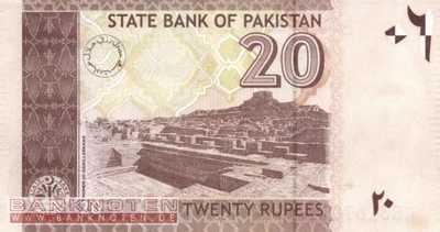 Pakistan - 20  Rupees (#046a_UNC)