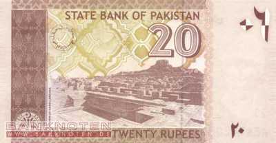 Pakistan - 20  Rupees (#046b_UNC)