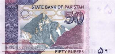 Pakistan - 50  Rupees (#047o_UNC)