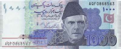 Pakistan - 1.000  Rupees (#050t_UNC)