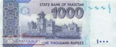 Pakistan - 1.000  Rupees (#050u_UNC)