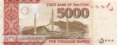 Pakistan - 5.000  Rupees (#051n_UNC)
