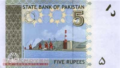 Pakistan - 5  Rupees (#053a_UNC)