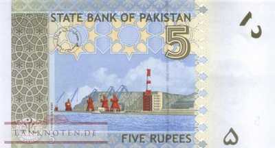 Pakistan - 5  Rupees (#053c_UNC)