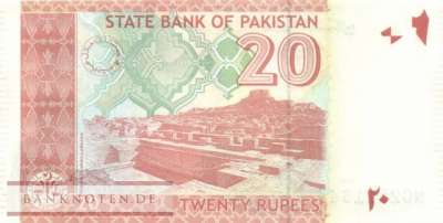 Pakistan - 20  Rupees (#055q_UNC)