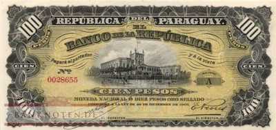 Paraguay - 100  Pesos (#159-U1_UNC)
