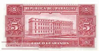 Paraguay - 5  Guaranies (#186c_UNC)