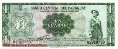 Paraguay - 1  Guarani (#192_UNC)