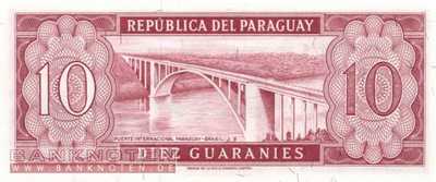 Paraguay - 10  Guaranies (#196b_UNC)