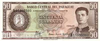 Paraguay - 50  Guaranies (#197b_UNC)