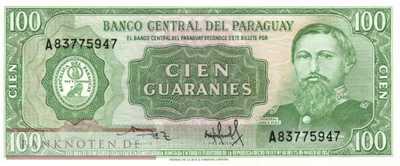 Paraguay - 100 Guaranies (#205-U2_UNC)