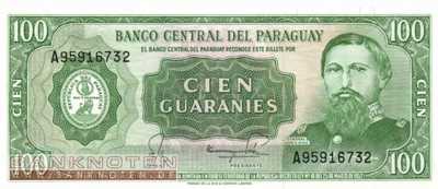 Paraguay - 100  Guaranies (#205-U3_UNC)