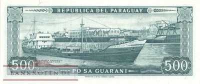 Paraguay - 500  Guaranies (#206-U3_UNC)