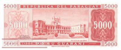 Paraguay - 5.000  Guaranies (#208-5_UNC)