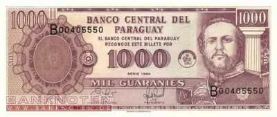 Paraguay - 1.000  Guaranies (#214a_UNC)