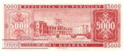 Paraguay - 5.000  Guaranies (#220b_UNC)