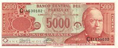 Paraguay - 5.000  Guaranies (#220b_UNC)