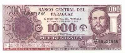 Paraguay - 1.000  Guaranies (#221_UNC)