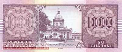 Paraguay - 1.000  Guaranies (#222b_UNC)