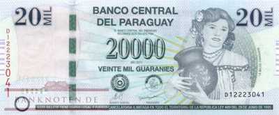 Paraguay - 20.000  Guaranies (#230c_UNC)