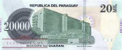 Paraguay - 20.000  Guaranies (#238b_UNC)