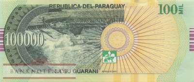 Paraguay - 100.000  Guaranies (#240e_UNC)