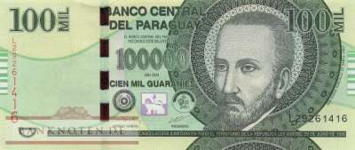 Paraguay - 100.000  Guaranies (#240e_UNC)