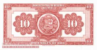 Peru - 10  Soles de Oro (#084a-62_UNC)