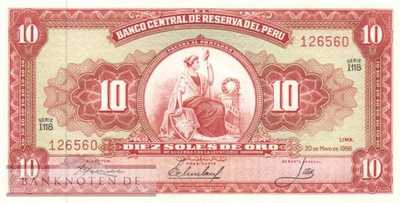 Peru - 10  Soles de Oro (#084a-66_UNC)