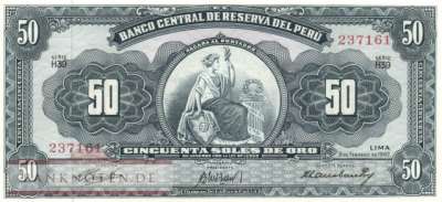 Peru - 50  Soles de Oro (#085a-62_UNC)