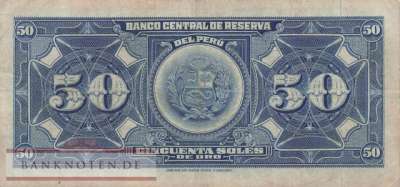 Peru - 50  Soles de Oro (#089_F)