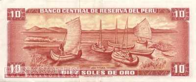 Peru - 10  Soles de Oro (#100c-72_VF)