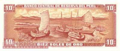 Peru - 10  Soles de Oro (#112_UNC)