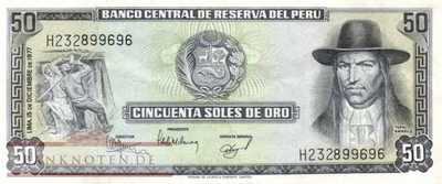 Peru - 50  Soles de Oro (#113_XF)
