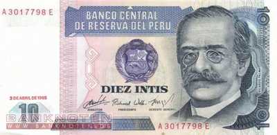Peru - 10  Intis (#128-85_AU)