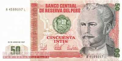 Peru - 50  Intis (#131b_UNC)