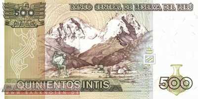 Peru - 500  Intis (#134b_UNC)