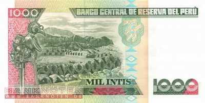 Peru - 1.000 Intis (#136b_UNC)