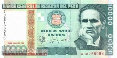 Peru - 10.000 Intis (#140_UNC)