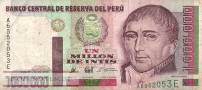 Peru - 1 Million Intis (#148_F)