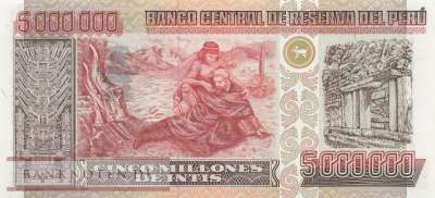 Peru - 5 Millionen Intis - SPECIMEN (#150S_UNC)