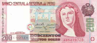 Peru - 200  Nuevos Soles (#162_AU)