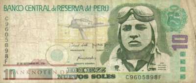 Peru - 10  Nuevos Soles (#175_F)