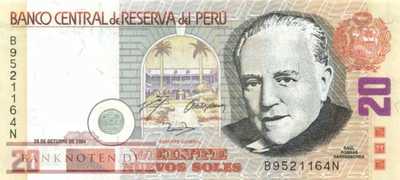 Peru - 20  Nuevos Soles (#176b_UNC)