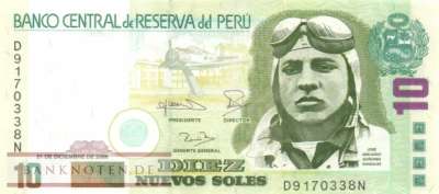 Peru - 10  Nuevos Soles (#179b_UNC)