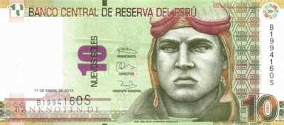 Peru - 10  Nuevos Soles (#187_UNC)
